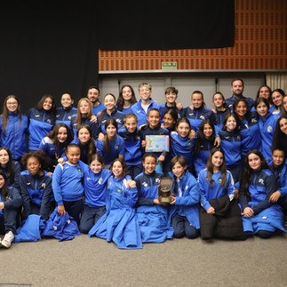 Parte del club con los premios