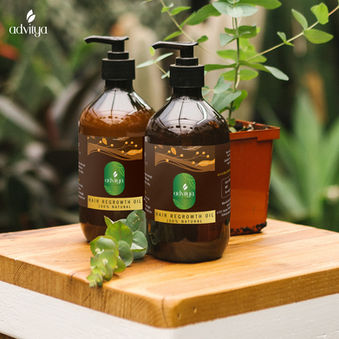 packaging of a product of advitya herbals designed by pixels and digital