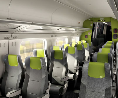 Alfa Pendular train seats