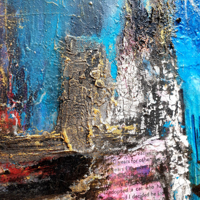 Μικρογραφία: "The New Yorker" Abstract acrylic painting on canvas | 2022 | 80x60 cm