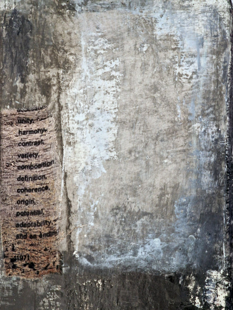 Μικρογραφία: 'Back yard' | Mixed media painting| 80x60 cm | 2025