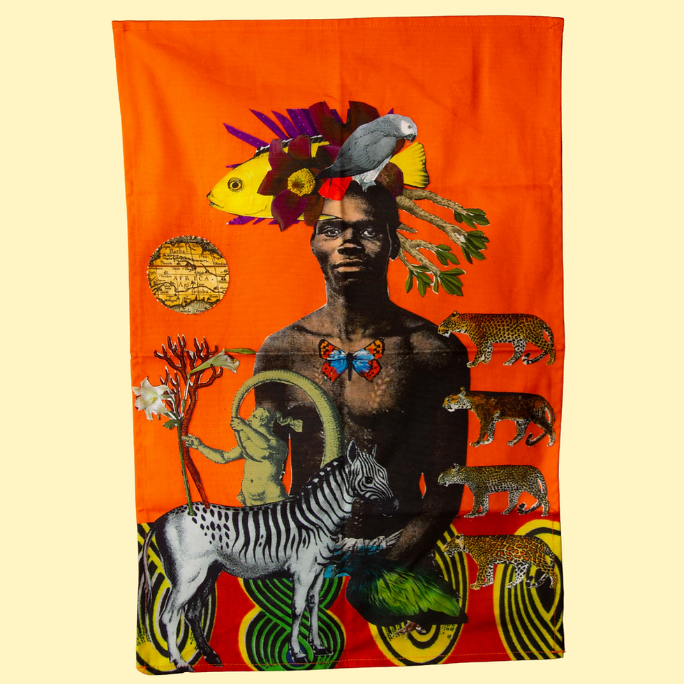 'Warrior' Tea Towel