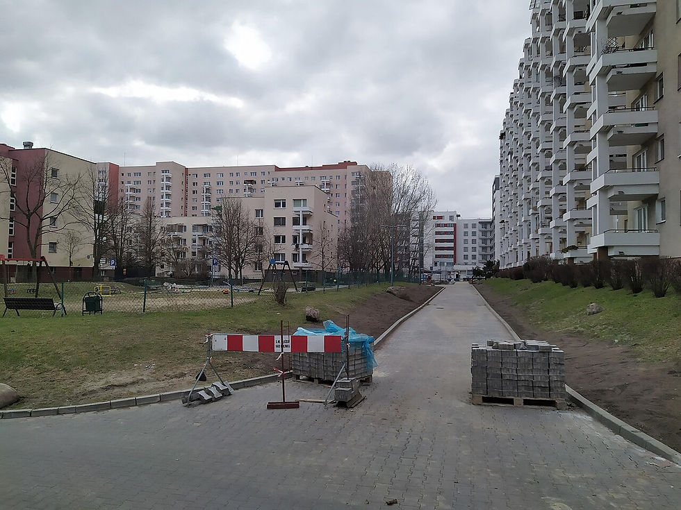 Жилые кварталы варшавского района Служев — один из популярных районов для аренды