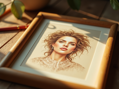 Capturing Precious Moments: Custom Colored Pencil Portraits