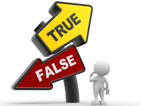 TRUE OR FALSE?