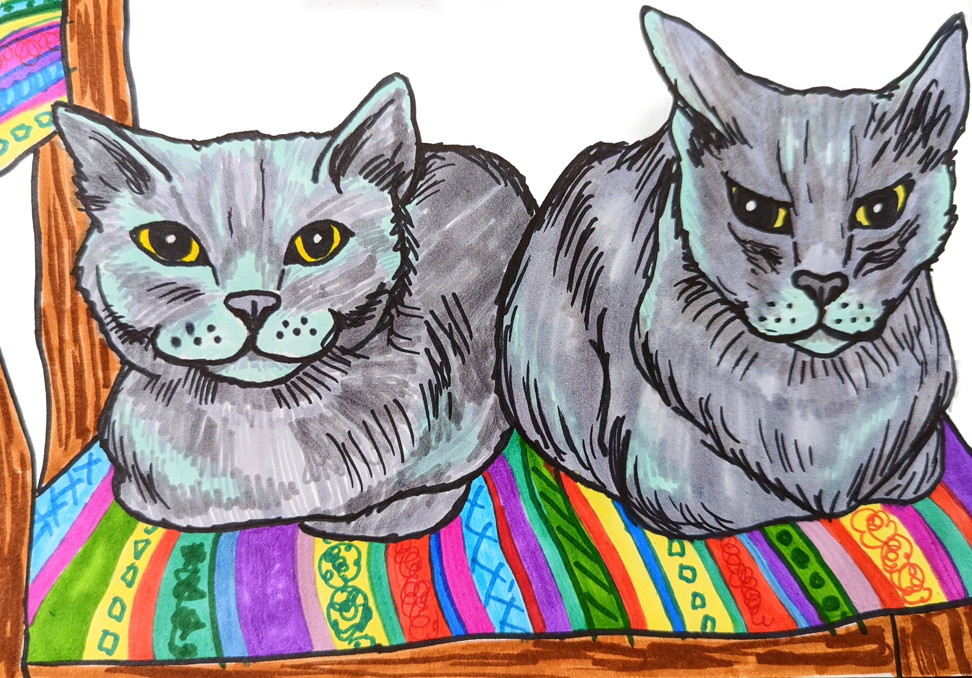 Greys Greetings Card