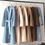 Thumbnail: Women Cashmere Blend Long Coats Handmade Hepburn Corrugated Water Ripples Coat 