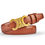 Thumbnail: Genuine Leather Belts High Quality Gold Buckle Best Matching Dress belt genuine