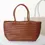 Thumbnail: Handbags Women's Genuine Leather Shoulder Bag Weaving Casual Shopping Bag Vinta