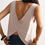 Thumbnail: Bohemela Women's Solid Color Knit V-Neck Asymmetrical Hem Tank Top
