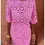 Thumbnail:  Elegant White Crochet Hollow Out Skirt and top Two Piece Set Chic Half Sleeve 