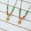 Thumbnail: Sun Necklace, Charm Necklace, Boho Jewelry Necklace, Natural Stone Necklace, Go