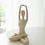 Thumbnail: Contemporary Sandstone Yoga Sculpture, Handmade Nordic Abstract Figurine Modern