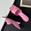 Thumbnail: Eilyken 2025 New Design Concise Wedges High Heels Women Slippers Square Toe Par