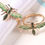 Thumbnail: Elegant Napkin Rings 6pcs Honey Bee Dragonfly Napkin Buckle Pastoral Style Tabl
