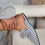 Thumbnail: Women's Spring/Autumn  Style Pointed Toe Light Blue Bowknot Vertical Striped De