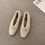 Thumbnail: Women Autumn Winter Fluffy Flat Shoes | Retro Pointed Toe Ballet Shoes | Vintag
