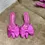 Thumbnail: 2025 Spring Pointed Bow TStiletto Heel Kitten Heels Bow Heel-Free Slippers for 