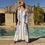 Thumbnail: Embroidered Long Sleeve  Casual Maxi Dress, Summer Cotton Bohemian Loose Dress 