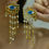 Thumbnail: Evil Eye Earrings Women European American Style Personality Crystal Tassel Dang