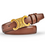 Thumbnail: Genuine Leather Belts High Quality Gold Buckle Best Matching Dress belt genuine