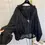 Thumbnail: Women Hooded Jackets Summer Sun-proof Zipper Coats Thin Loose See Through Outer
