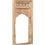 Thumbnail: Traditional Antique Wood Jharokha Rajasthani Style Hand-Carved Wooden Jharokha 
