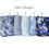 Thumbnail: Chinoiserie Cotton Napkins, Blue and White, Set