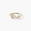 Thumbnail: Custom Name Ring Customized Dainty Birthstone Rings for Women Birthday Couple G