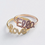 Thumbnail: Custom Name Ring Customized Dainty Birthstone Rings for Women Birthday Couple G