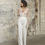 Thumbnail: Bridal Jumpsuit Wedding Ceremony Rehearsal Dinner After Party Reception Crepe C