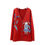 Thumbnail: Red Cartoon Embroidered Sweater Women's Pullover Knitwear Long Sleeve O-neck St