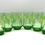 Thumbnail: Vintage Libbey Green Fern and Bamboo Leaves Belaire Tumbler Glasses - Set of 6