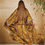 Thumbnail: Bali silk long kimono robe boheme, Gold plus size dressing gown, Honeymoon Loun