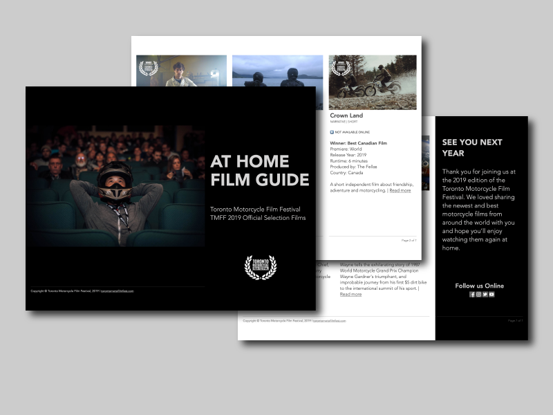 TMFF 2019 At Home Film Guide
