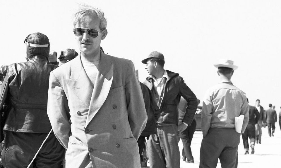 Philip Vincent at Daytona Beach, 1949