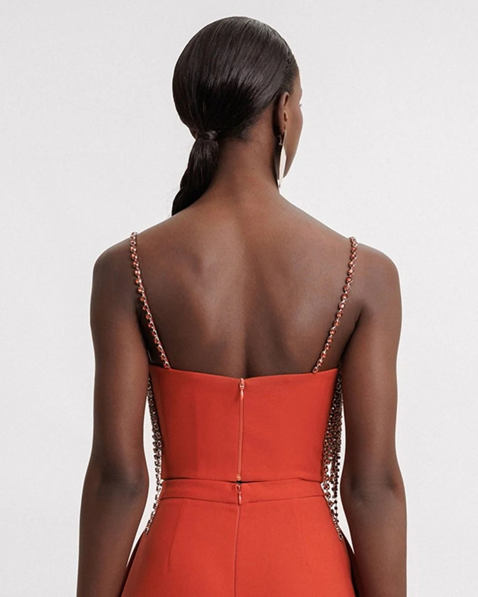 Thumbnail: Beaded Cropped Top