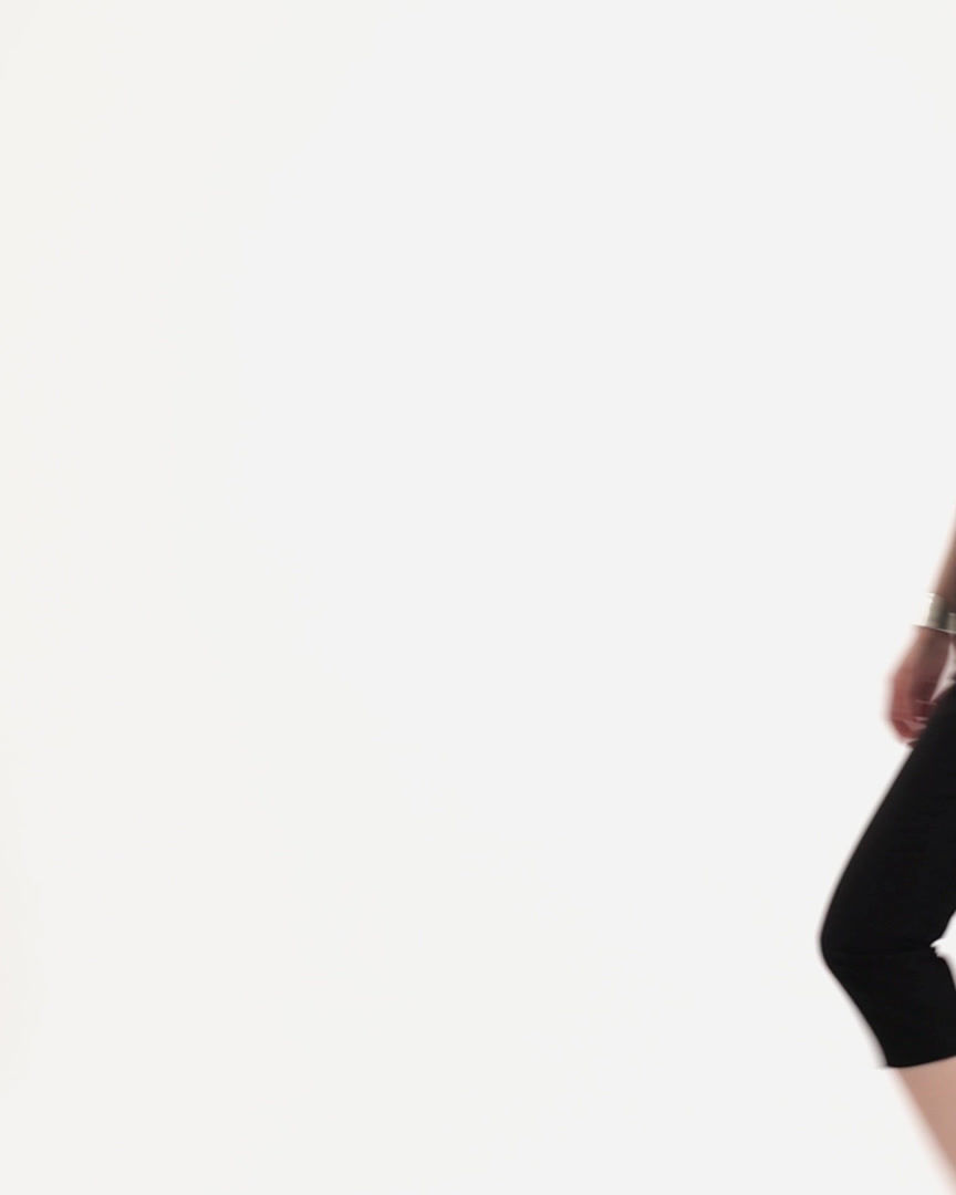 Thumbnail: Embroidered Lace Top with Capri Pants