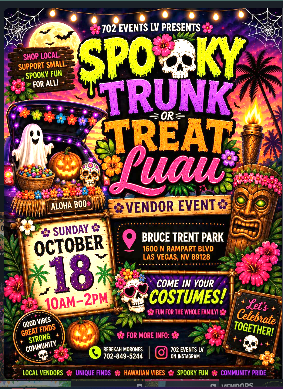 Trunk or Treat Luau Shopping