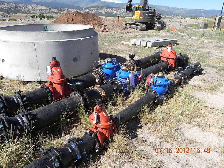 Water lines and tanks