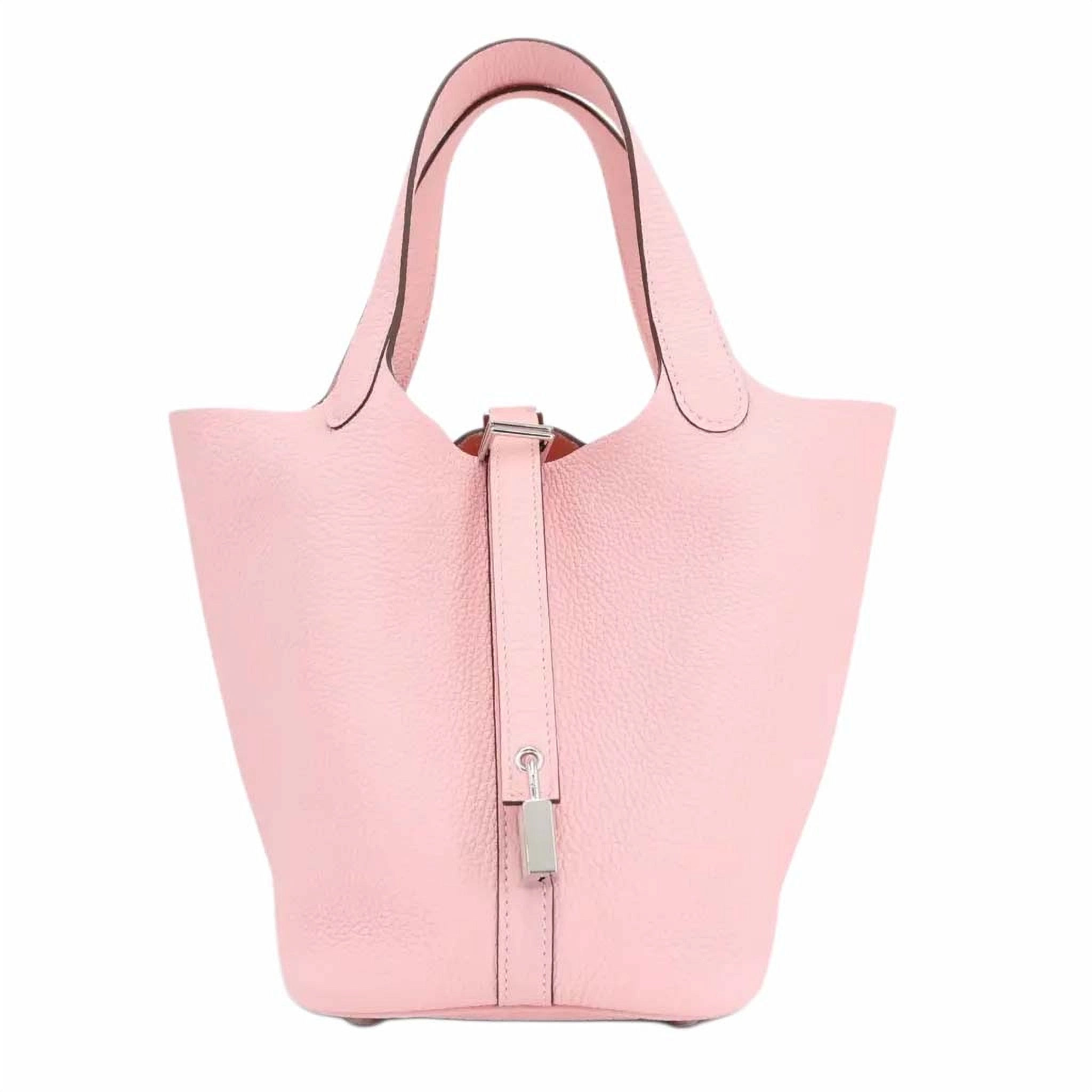 Hermès Picotin Lock 18 Rose Sakura Pink