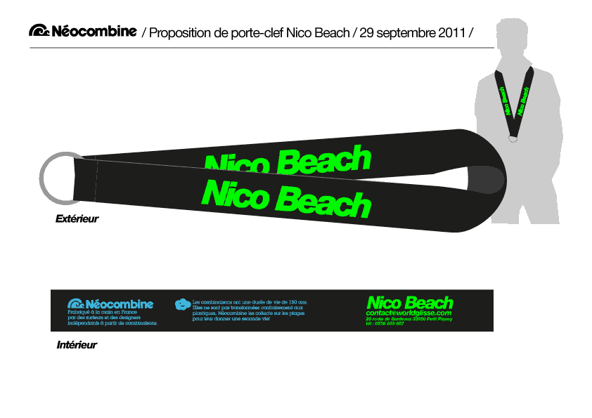 PORTE-CLEF NICOBEACH Neocombine