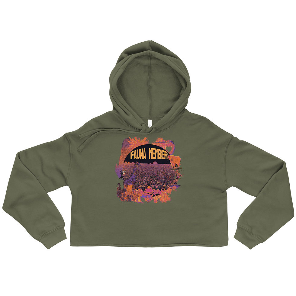 Thumbnail: Fauna Member Crop Hoodie