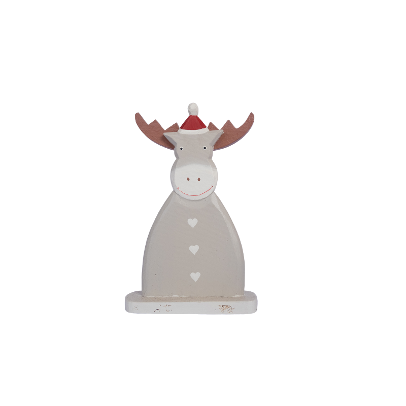 Thumbnail: Wooden Christmas Deer With Stand