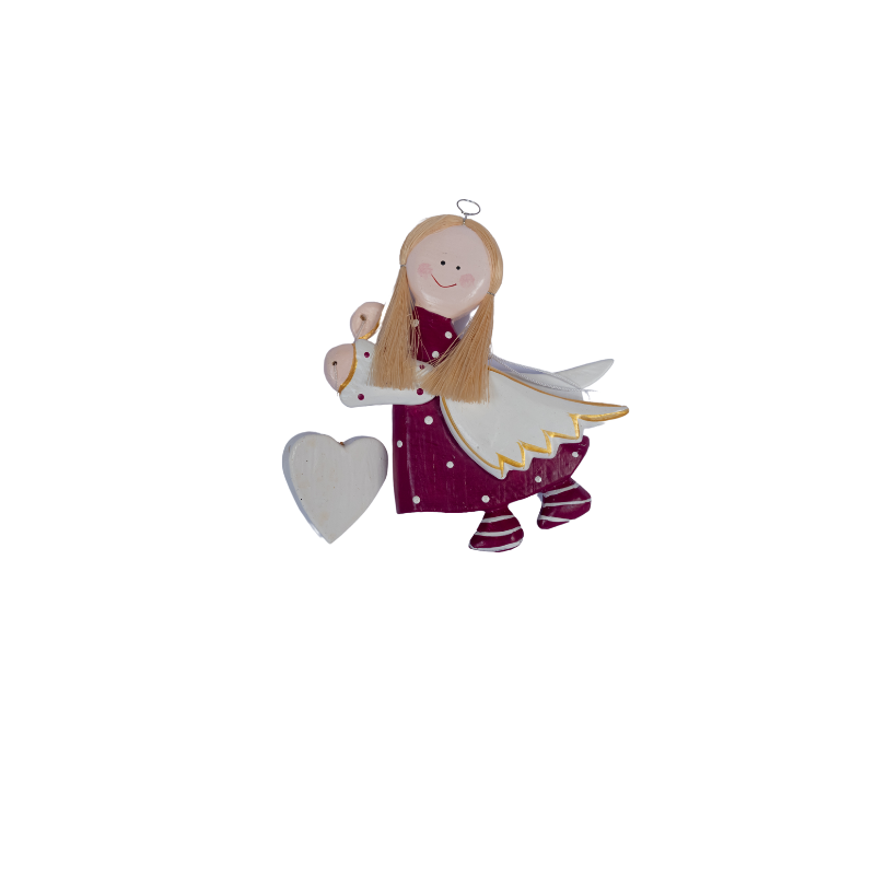 Miniature : Girl With Heart Ornament