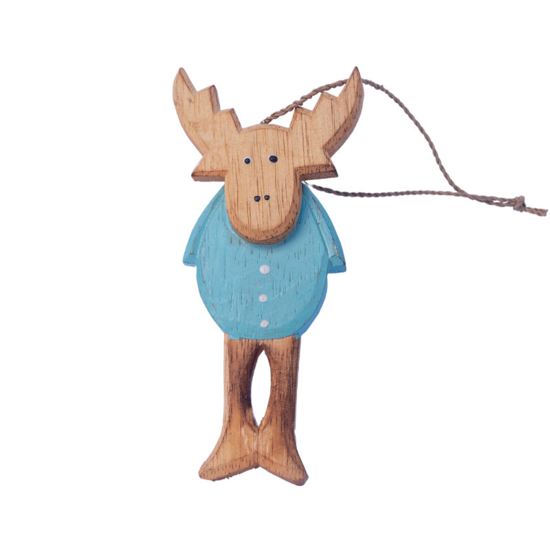 Thumbnail: Hanging Wooden Deer with Shirt