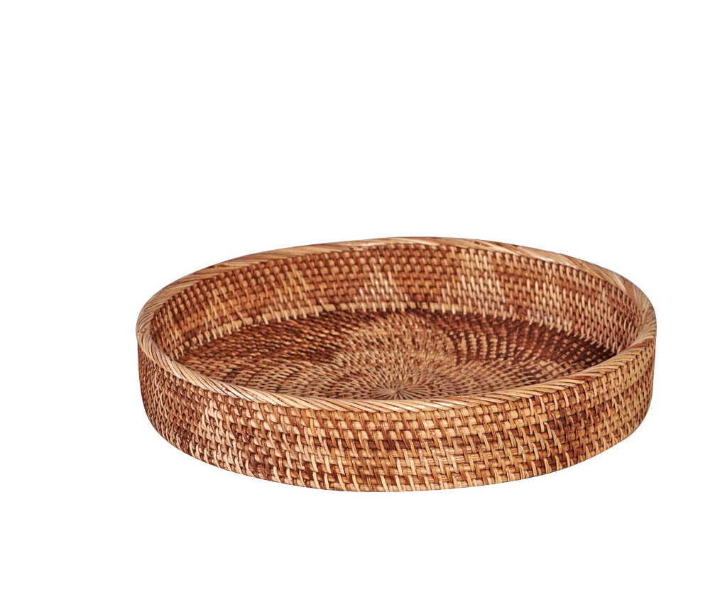 Moyenne Assiette Creuse Avec Motifs Rotin