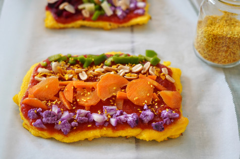 La polenta pizza d'Ellie