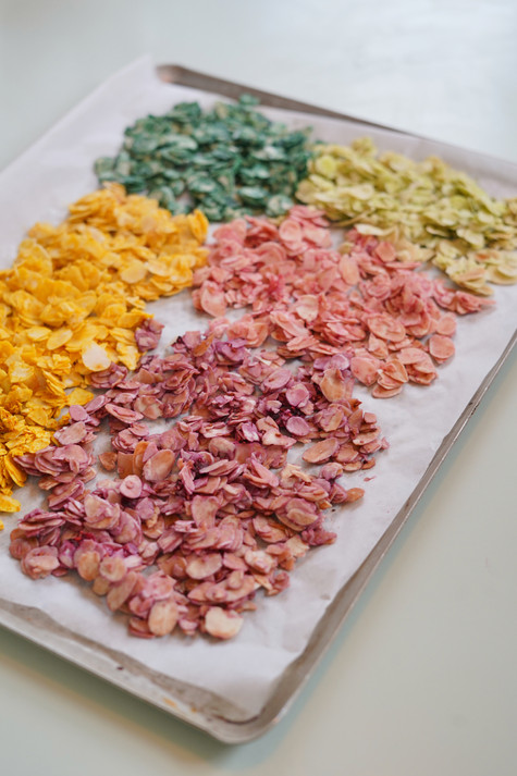 Jolies graines colorées