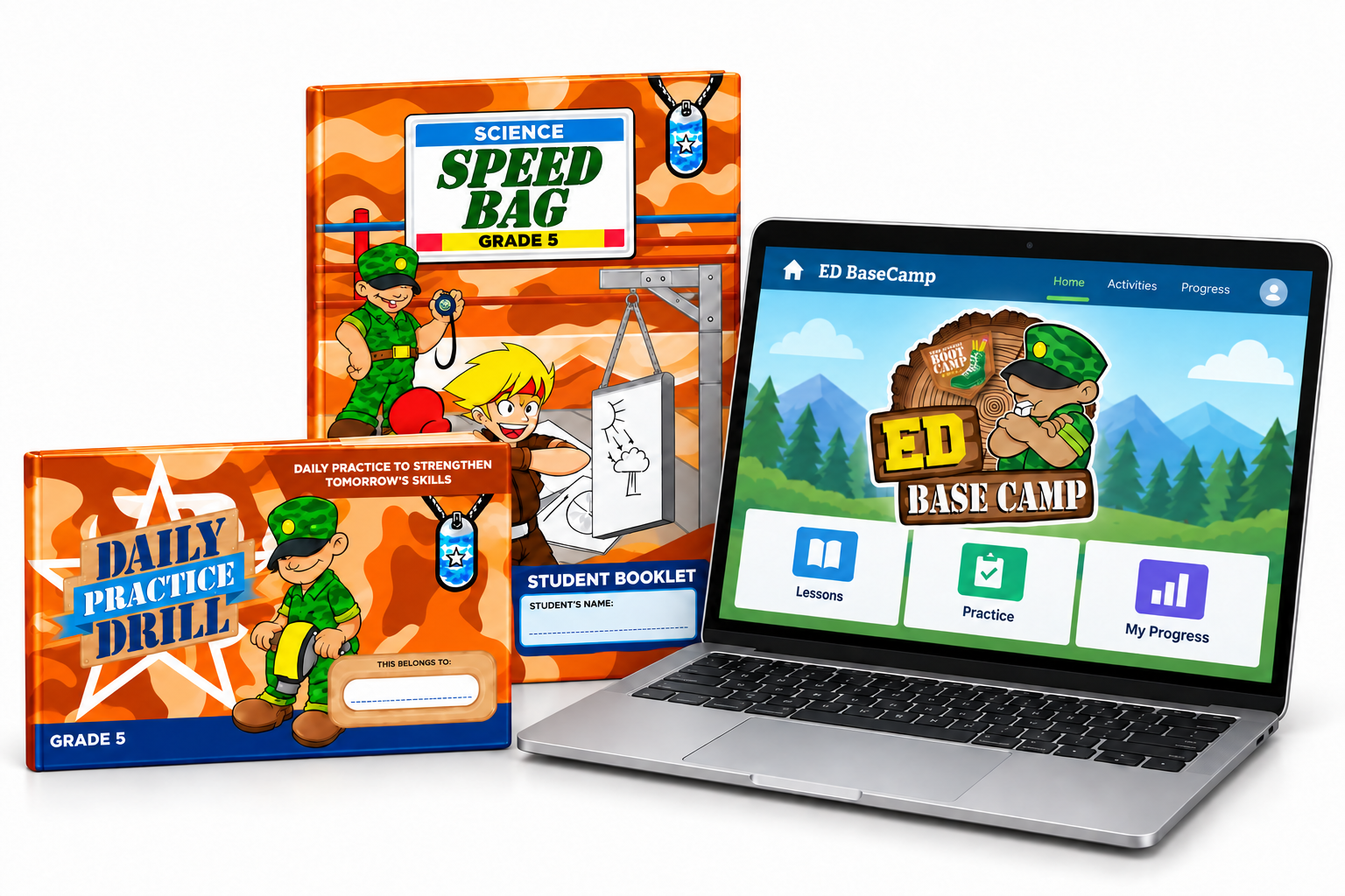 Grade 8 - Science Bootcamp Consumable Package with ED Basecamp-SCBC-CPED-OS-8-25